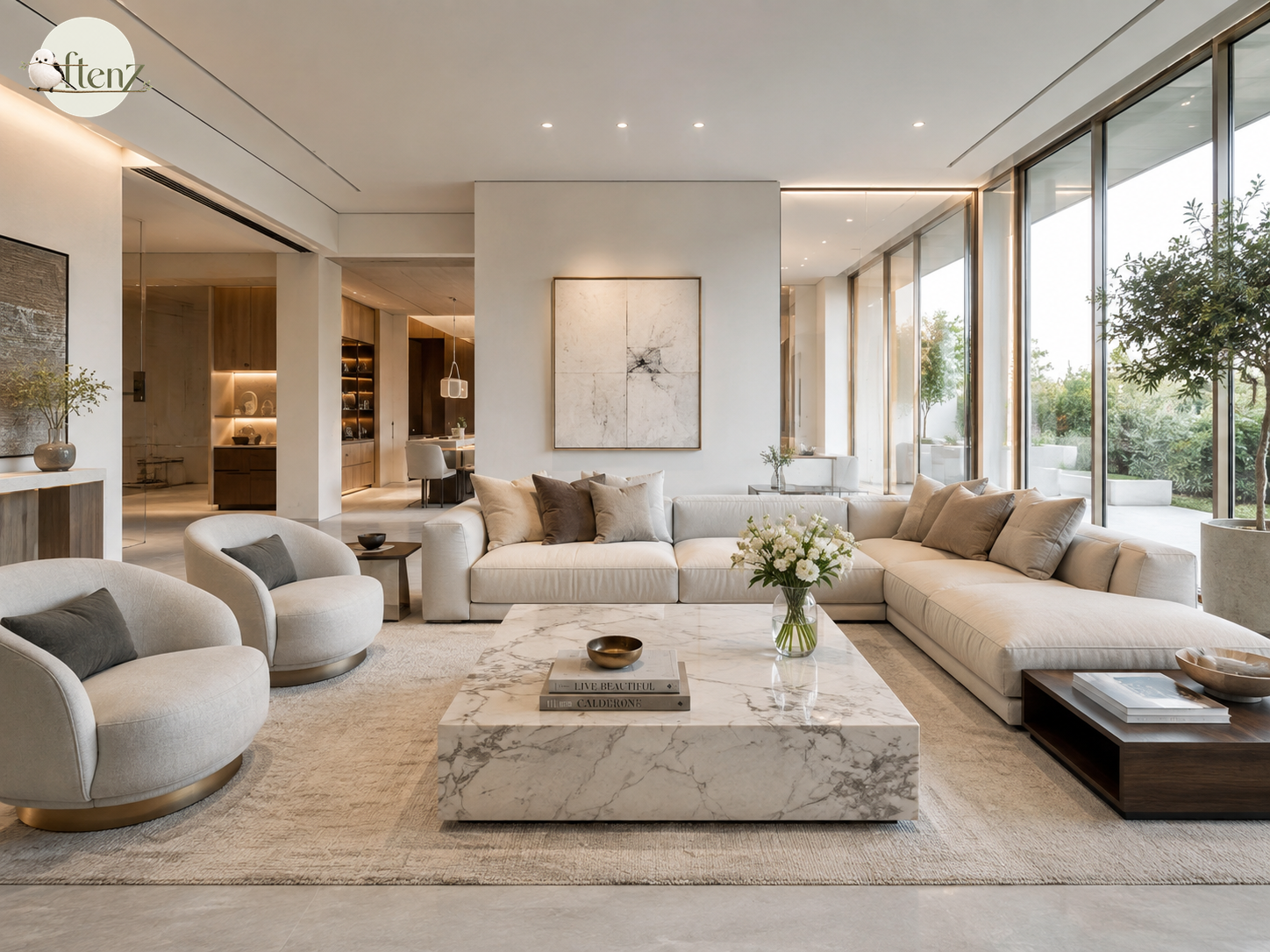 Living room cleaning example